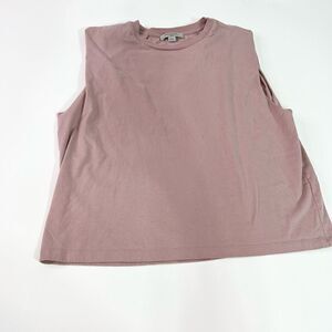 All Saints Tank Top Women's Large Organic Cotton Sleeveless Pullover